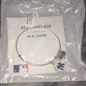 Silver Yankees Alex and Ani Bracelet